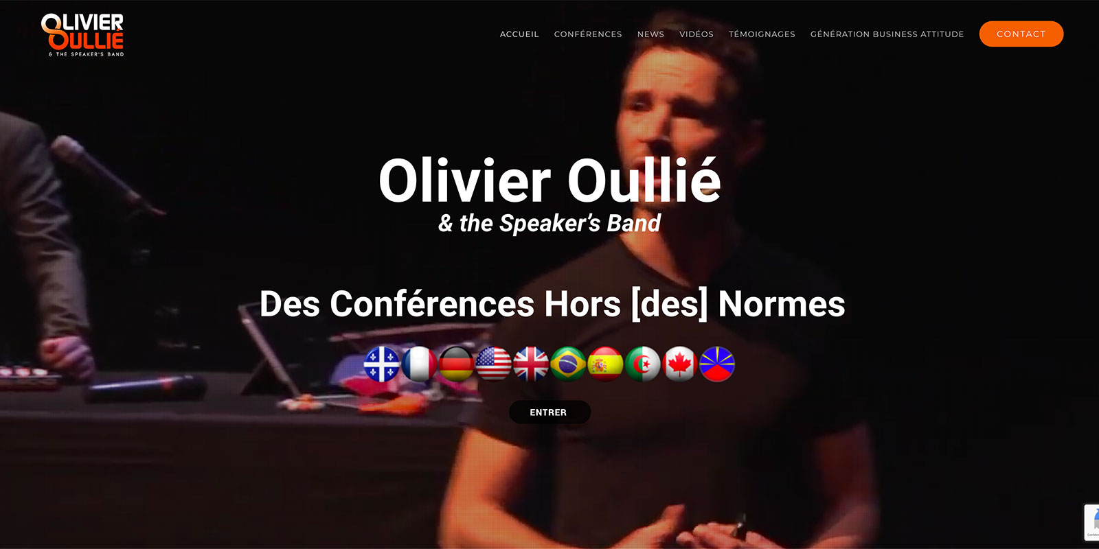 Référence -Site internet Olivier Oullié - Netcom Agency - Communication numérique