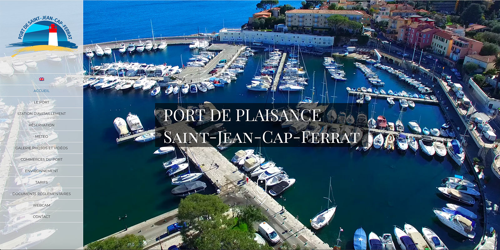 Référence -Site internet Port de Saint Jean Cap Ferrat - Netcom Agency - Communication numérique